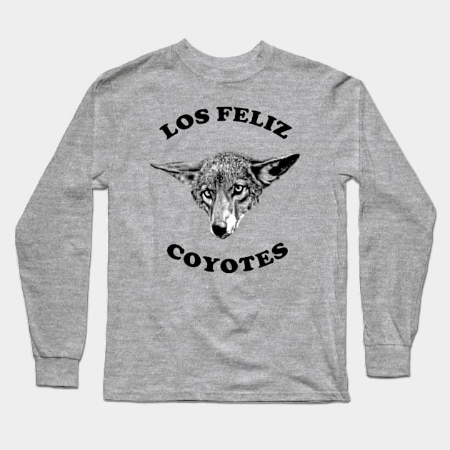 Los Feliz Coyotes Long Sleeve T-Shirt by losfeliz